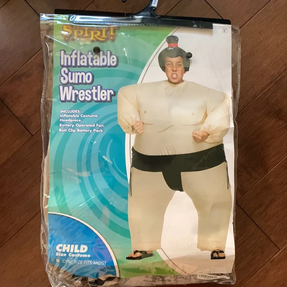 Inflatable Sumo Wrestler child costume